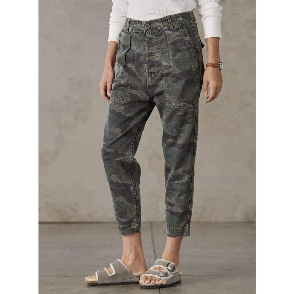 ✨Sundry CAMO Pocket Sz 26 Pant - Mineral Wash Charcoal✨